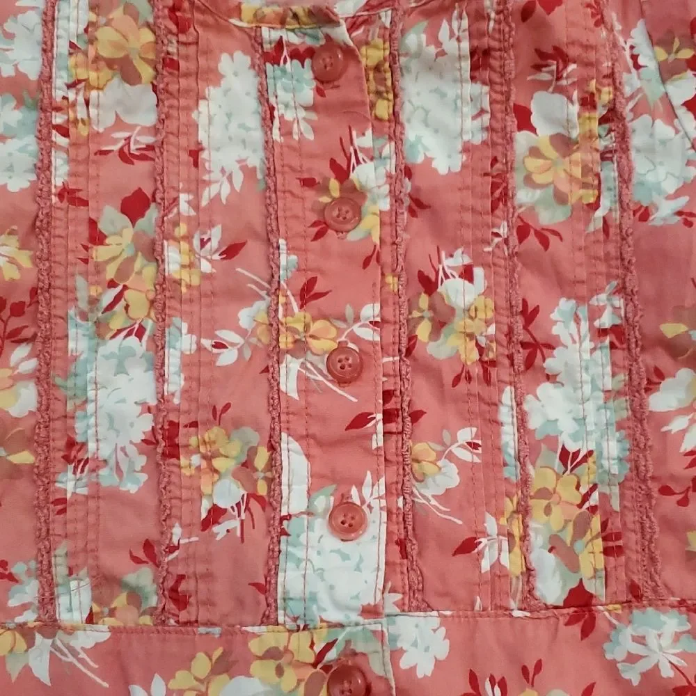 OshKosh B'gosh Floral Button-Up Shirt Baby 12 Months